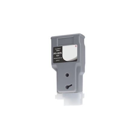 Cig WF Non-OEM New Black Wide Format Ink Cartridge for Canon PFI-207 WCPFI207B